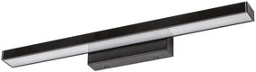 Aplica de perete LED baie, oglinda IP44 John 12W negru