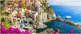 Tablou - Satul italian Manarola (120x50 cm)