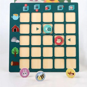 Unde este? Jucărie din lemn care ajută la orientarea spațială