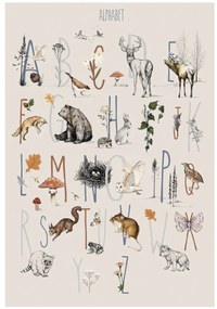Tablou Forest Alphabet