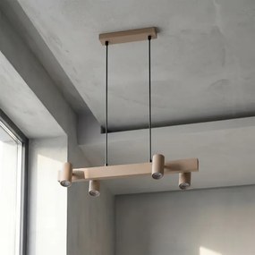 Brilagi - Lustru suspendat pe cablu SELE 4xGU10/30W/230V bej