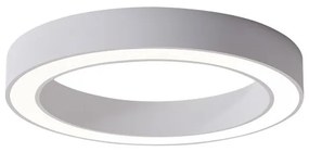 Lustra LED aplicata design slim circular MARCO TOP 40 3000K WH