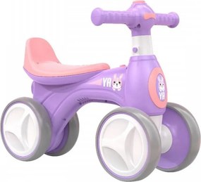 Trotineta fara pedale pentru copii NOVOKIDS™ EVO Balance Bubbles Bike, Cu masina de facut baloane si melodii, Maxim 30 Kg, 4 roti, Stabilitate mare,