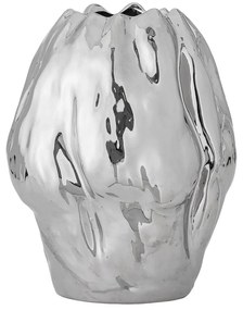 Vază argintie din gresie (înălțime 29 cm) Bobby – Bloomingville