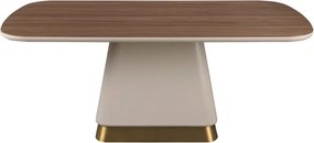 Masa deosebita design LUX Walnut-Bej 200x95cm