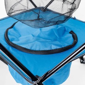 Masă pliabilă de drumeție + 2x scaun albastru