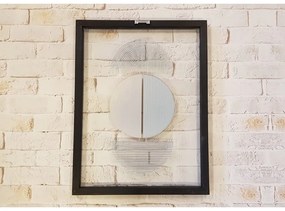 Tablou din sticlă cu ramă neagră Vavien Artwork Shapes II., 32 x 42 cm