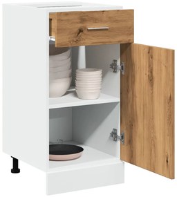 vidaXL Dulap inferior cu sertar “Lyon” stejar artizanal, 40x46x81,5 cm
