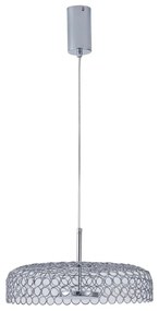 Lustră LED pe cablu LED/10W/230V 3000K crom lucios d. 35 cm