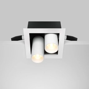 Spot LED incastrabil design tehnic Magnum 2 alb