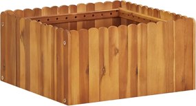vidaXL Strat înălțat de grădină, 50 x 50 x 25 cm, lemn masiv de acacia