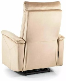 Fotoliu recliner Neptun velvet bej Blu28