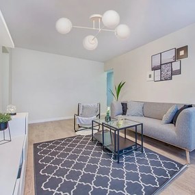 Plafonieră aplicată MOON 4xE27/15W/230V crem