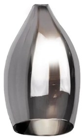 Abajur de rezervă din sticlă pentru lustră Azzardo IZZA negru d. 13 cm