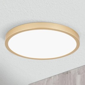 Plafoniera LED moderna design slim Lero 30cm auriu mat