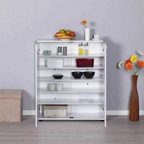 Pantofar Adore Elegance, 2 usi, 5 rafturi, capacitate 24 perechi incaltaminte, 91 x 108 x 35 cm