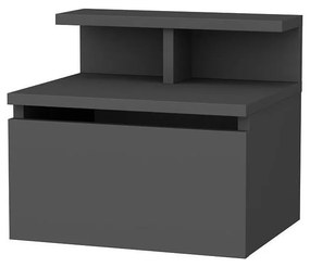 Noptieră NOVEN antracit