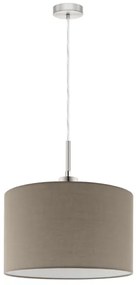 Lustră LED pe cablu Eglo TUNJA 1xE27/60W/230V taupe