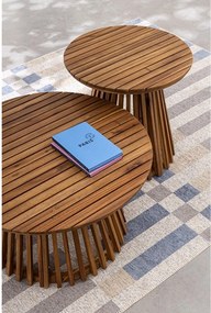 Măsuță de cafea pentru exterior rotundă din lemn de acacia ø 70 cm Rodano – Bizzotto
