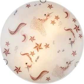 Globo 40609-2 - Plafonieră NATALIE 2xE27ILLUS/60W/230V diam. 40 cm