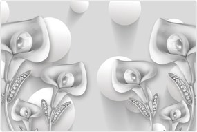 Tablou -Design flori (90x60 cm)