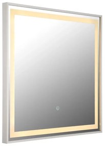 Oglindă LED dimabilă cu funcție de retroiluminare RIVAS LED/10W/230V 50x50 cm