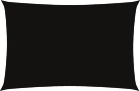 vidaXL Parasolar, negru, 2x4 m, țesătură oxford, dreptunghiular