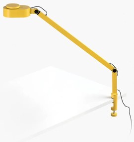 Veioza LED dimabila / Lampa de birou cu clips design ultra-modern INVITING galbena