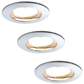 SET 3x corp de iluminat dimabil pentru baie LED/6,8W IP44 COIN 230V Paulmann 92829