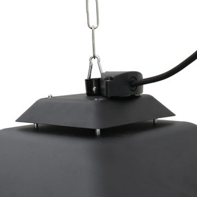 Lampa pentru Incalzire la Exterior cu Lumini LED, lampa pentru balcon, terasa Putere 1000/2000W si Telecomanda, 43x43x25cm Outsunny | Aosom RO
