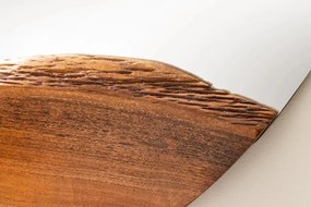 Oglinda decorativa cu margini din lemn Mirror 100cm