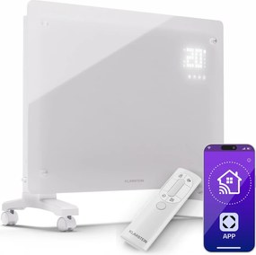 Klarstein Bornholm Smart 1500, încălzitor cu convecție, 1500W, WiFi, LED, IP24