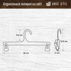 Umerase Pantaloni , Slim Guard, UnicUtil, Alb, UUUM66