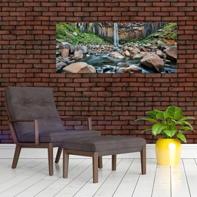 Tablou - Cascada Svartifoss, Islanda (120x50 cm)