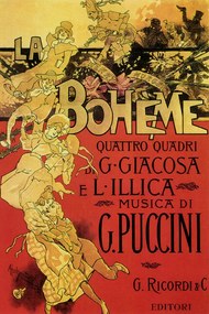 Reproducere "La Boheme" by Giacomo Puccini (1895), Adolfo Hohenstein