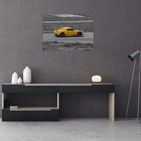 Tablou pe sticlă - Mașină rapidă (70x50 cm)