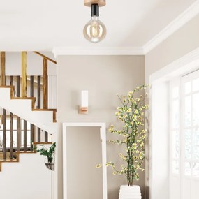 Lustră aplicată VITO OAK 1xE27/60W/230V stejar