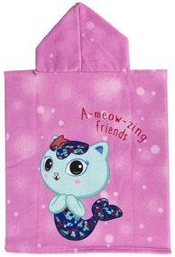 Gabby&#039;s Dollhouse poncho prosop de plajă 50x115 cm