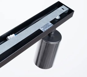 Spot Sollux SL.1367 WINX 2xGU10/10W/230V negru/crom