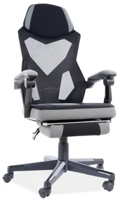 Fotoliu de birou Obery (negru + gri). Promo -6%. 1050645