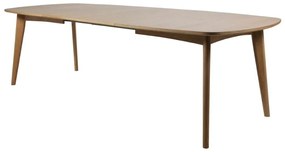 Masă extensibilă în decor de stejar Actona Marte Dining, 180 x 102 cm