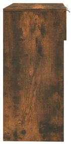 Masuta consola, stejar fumuriu, 90x36x75 cm, lemn prelucrat Stejar afumat, 1