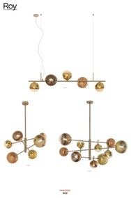 Lustră pe cablu Redo 01-2780 ROY 6xG9/10W/230V