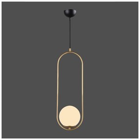 Lustră Squid Lighting Arch, înălțime 146 cm, auriu