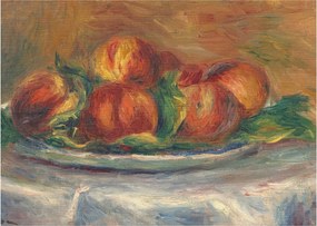 Tablou - Auguste Renoir, Peaches on a  Plate, reproducere (70x50 cm)