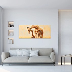 Tablou - Girafe (120x50 cm)