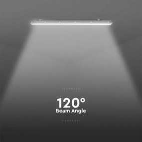 Corp de iluminat LED tehnic cu modul de urgență LED/48W/230V 6500K IP65 2200mAh 150 cm