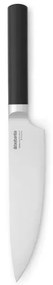 Cutit Brabantia Profile Chef's 1003296, 19.5 cm, Otel calit, Rezistent la zgarieturi si coroziune, Negru
