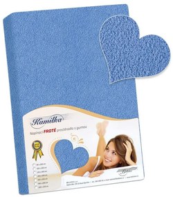 Bellatex Cearșaf din bumbac, albastru, 90 x 200 cm