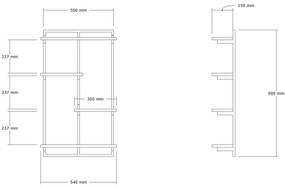 Raft Senobe (antracit) . 1096011